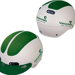 Mũ bảo hiểm in logo, quảng cáo Vietcombank