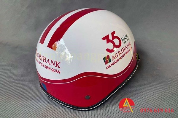 Mũ bảo hiểm in logo Agribank