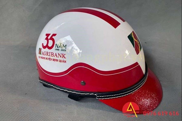 Mũ bảo hiểm in logo Agribank