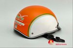 Mũ bảo hiểm in logo thương hiệu du lịch Hoàng Việt